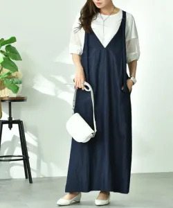 Джинсовая юбка-свитер из тенселя Interplanet, цвет Navy