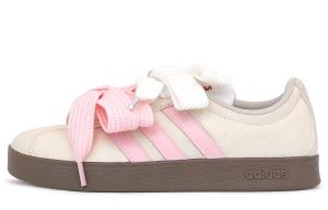 Adidas Neo Классические противоскользящие износостойкие низкие кеды для скейтбординга Vl Court Unisex розовые