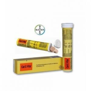 Cal-C-Vita Immune Protect кальций и витамины C и B шипучие таблетки, Bayer