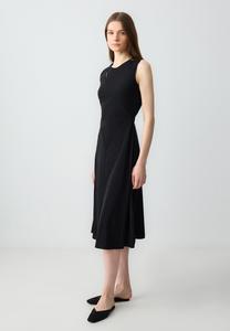 Повседневное платье SLIM FIT CREW NECK Jimmy Key, черный