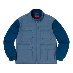 Куртка upland fleece jacket 'light blue' Supreme, голубой