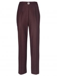 Обычные плиссированные брюки Goldner Martha, красный