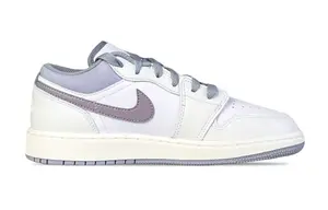 Кроссовки Air Jordan 1 Vintage Basketball Shoes Women's Low-top White/purple, белый