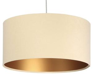 Подвесной светильник BPSKoncept Standard Home, кремовый - золотой - диаметр абажура: 40 см