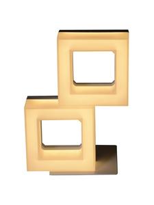 Светодиодная настольная лампа "MOGGI" белого цвета - (Д)18 см x (Ш)10 см x (В)25 см - Класс энергоэффективности G näve