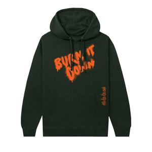 Худи Anti Social Social Club x 2 Tone Burn It Down, темно-зеленый