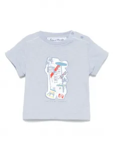 Футболка с нашивкой Tartine Et Chocolat, синий