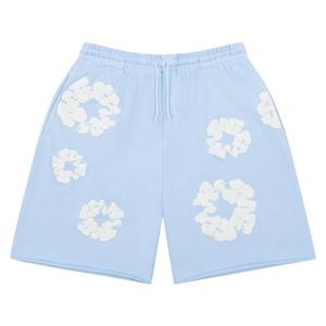 Шорты Denim Tears The Cotton Wreath Sweat Shorts 'Powder Blue', синий