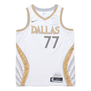 Майка Men's Nike NBA Basketball Sports SW Fan Edition 20-21 Season Doncic Mavericks . No. 77 White Jersey, белый