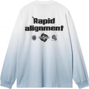 Carhartt WIP SS25 L/S легкая рабочая футболка толстовка мужская light blue