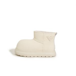 Теплые и износостойкие короткие зимние ботинки для женщин Milan love song, Ecru