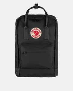 Черный рюкзак для ноутбука Kanken 15 дюймов с внешним карманом Fjällräven, черный