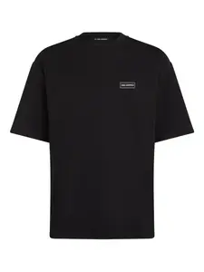 Футболка с логотипом KARL LAGERFELD, черный