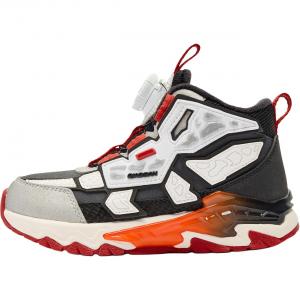 Детские повседневные туфли Pre-school QIAODAN, серебряный/Lightning серый