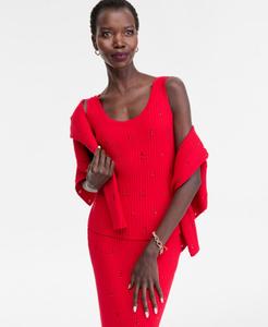 Женская майка-свитер с вышивкой INC International Concept INC International Concepts, Real Red