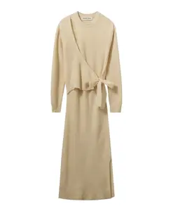 Платье Кармен с галстуком Designers Remix, бежевый