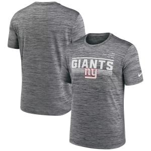 Мужская серая футболка New York Giants Yardline Velocity Performance Nike