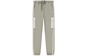 Спортивные трикотажные штаны женские темного хаки Fila