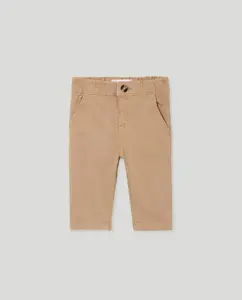 Брюки чинос однотонные детские Baby El Corte Inglés, песочный