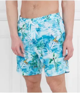 Купальники РАЗМЕР M, ГАВАЙСКИЕ плавки regular fit Guess Underwear, синий