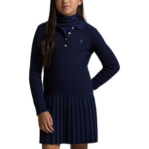 Платье FW25 Kids' Polo Ralph Lauren, синий