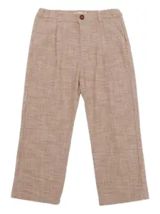 Брюки с карманами и складками Zhoe & Tobiah, коричневый