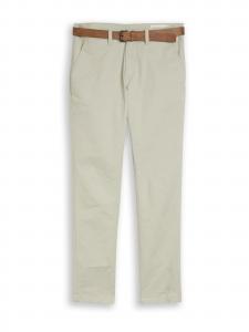 TOM TAILOR DENIM Брюки чинос slim fit в цвете greige