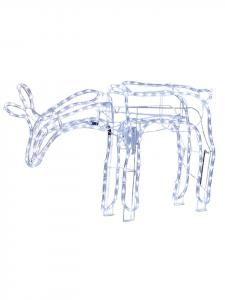 Beliani Декоративная светодиодная лампа KRISTNES белого цвета - (Ш) 80 x (В) 53 x (Д) 20 см