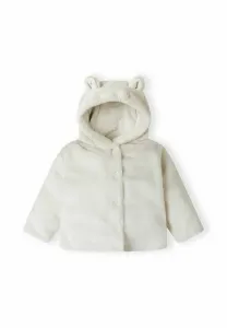 Зимняя куртка с ушками на капюшоне Minoti, Off White