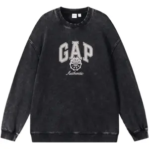 Футболка женская черная GAP, розовая