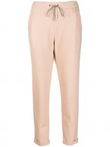 Зауженные брюки с кулиской Fabiana Filippi, коричневый