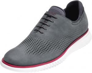 Мужские оксфорды Cole Haan 2.Zerogrand с лазерной перфорацией, белый/серый
