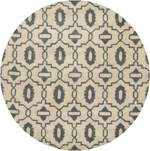 Ковер SAFAVIEH, 214 x 214 см, Chatham Collection Beige/Grey CHT632A ручной работы из премиальной шерсти