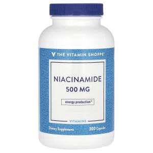 Ниацинамид, 500 мг, 300 капсул The Vitamin Shoppe