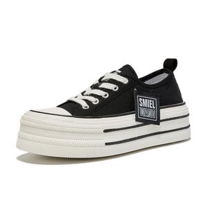 Komanic Легкие Увеличивающие Ростовку Низкие Кроссовки из Холста Женские, Бежевый