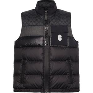 Куртка пуховая мужская черная COACH