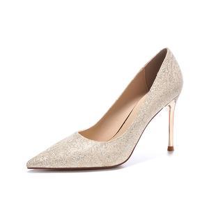 Женские туфли на тонком каблуке и высоком каблуке Lanza, Champagne