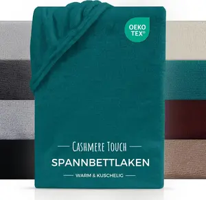 Простыня на резинке Cashmere Touch 160x200 см, теплая зимняя простыня пенополиуретан