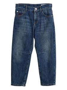Джинсы Brunello Cucinelli Kids из хлопка, синий