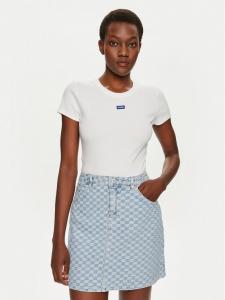 Футболка slim fit Easy 50523924 Hugo, белый