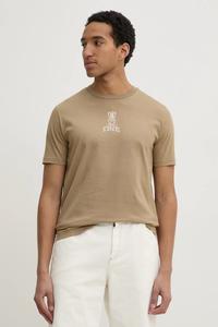 Хлопковая футболка Iceberg, зеленый