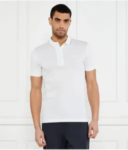 Поло Paule 4 slim fit Boss Green, белый