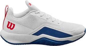Мужские теннисные кроссовки Wilson Mens Rush Pro Lite, белый/красный/синий