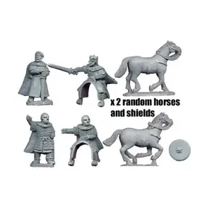 Личности Педро Бермудес и король Альфонсо, Historical Miniatures - Dark Ages - El Cid (28mm) (Crusader Miniatures)