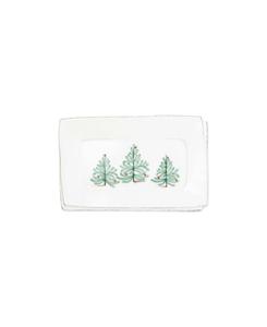 Поднос Lastra Holiday, маленький прямоугольный VIETRI, цвет handpainted