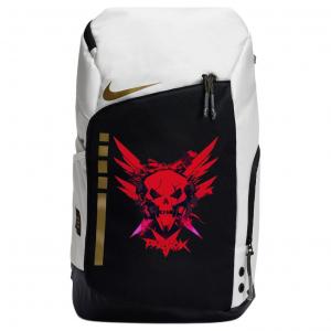 Nike Тканевый рюкзак унисекс черно-белый, Blood Red Skeleton