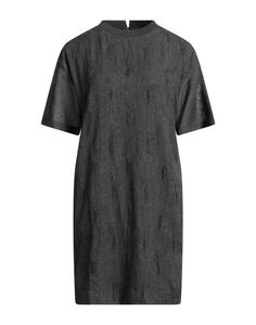 Мини-платье Brunello Cucinelli, угольно-серый