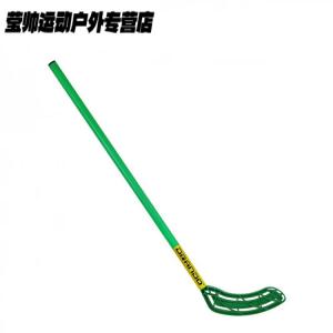 He Jiagong Хоккейная клюшка для детей и подростков, для игры в помещении и на улице, подходит для хоккея на траве, зеленая, 52 см