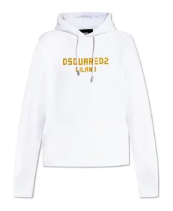 Худи с логотипом. Dsquared2, белый