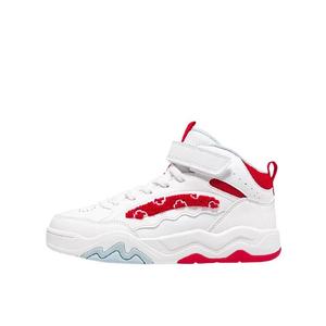 Детские скейтерские кроссовки Grade School XTEP, белый/красный